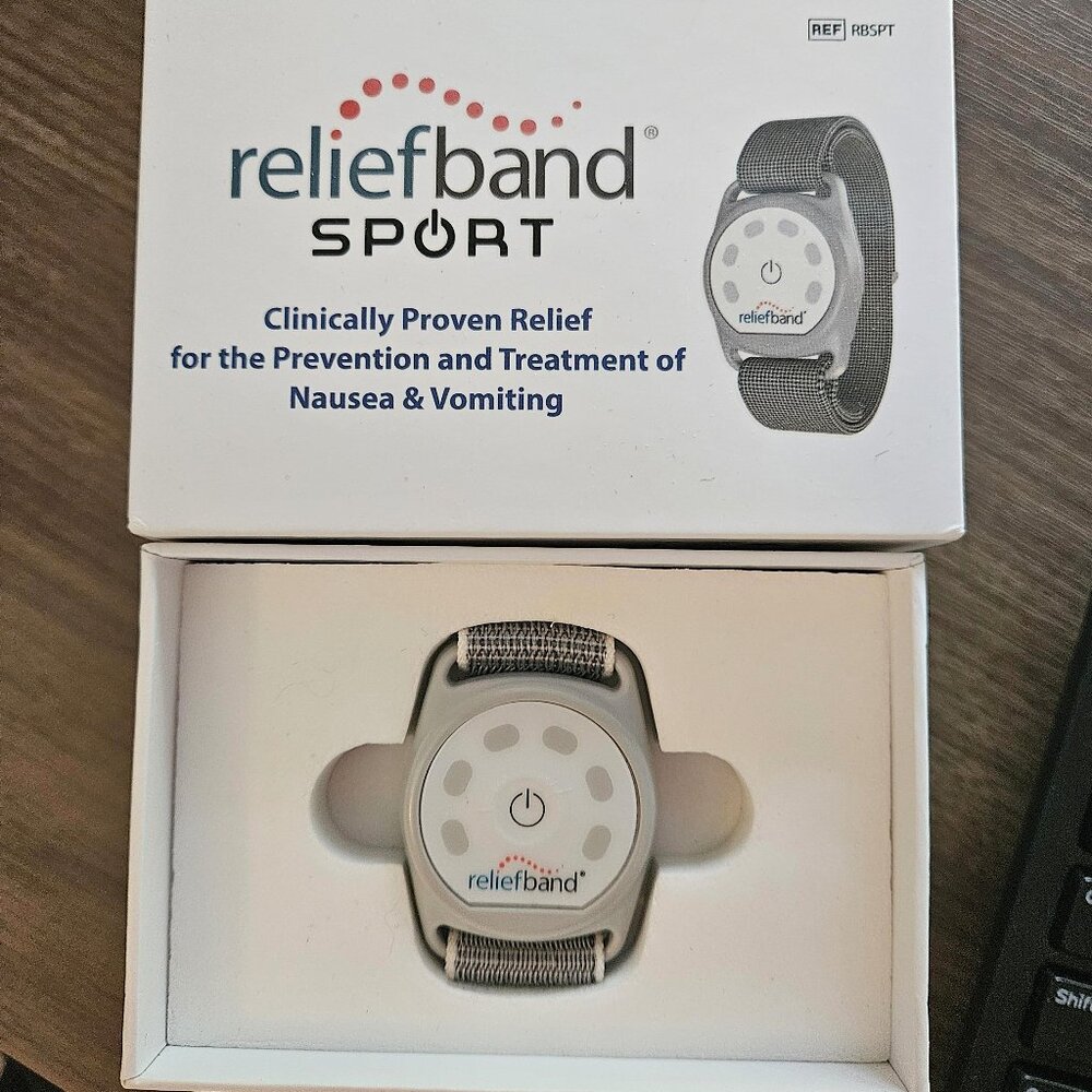 Reliefband Sport Anti-Nausea Wristband -  Motion Sickness, Anxiety, Migraine